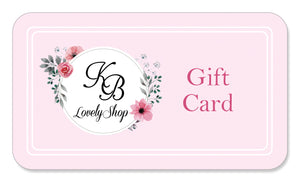 KB Lovely Shop GIFT CARD