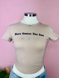 "Here Comes the Sun" Crop Top