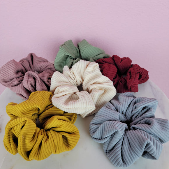 Solid Color Scrunchie