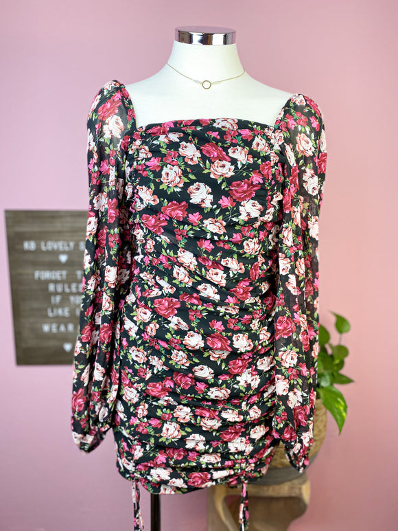 Romantic Roses Mini Dress